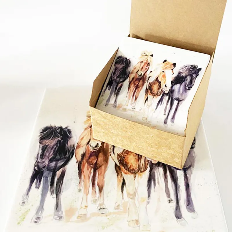 Jenkinsons Ceramic Coaster Set: Pony Pals-1