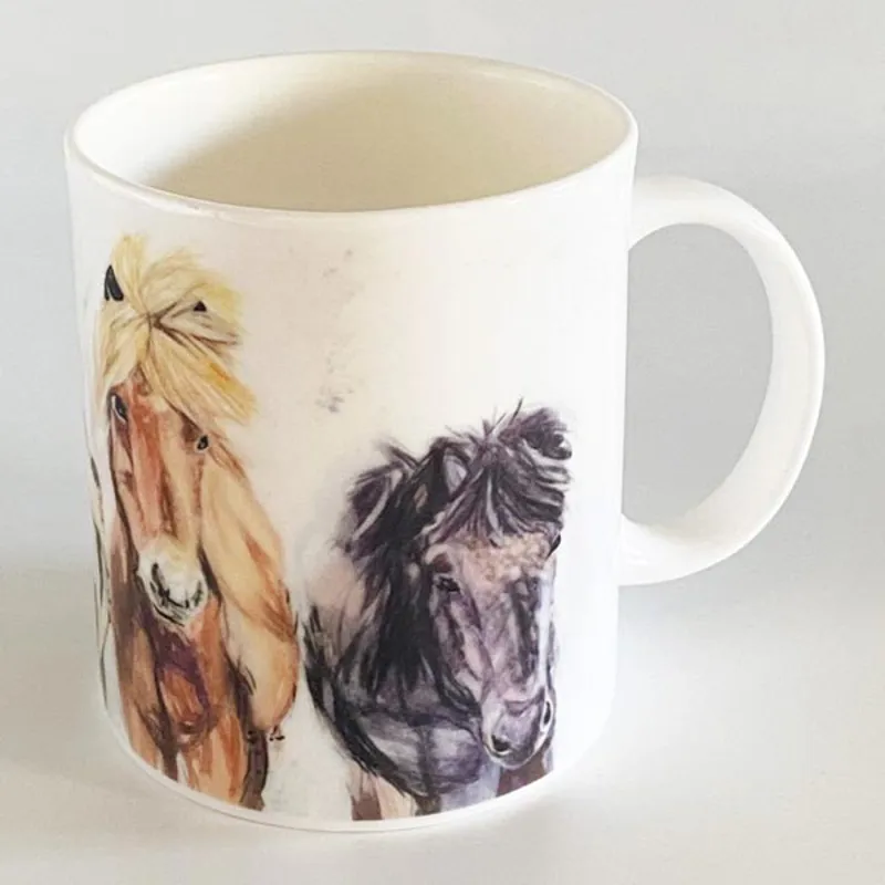 Jenkinsons Fine Bone China Mug: Pony Pals