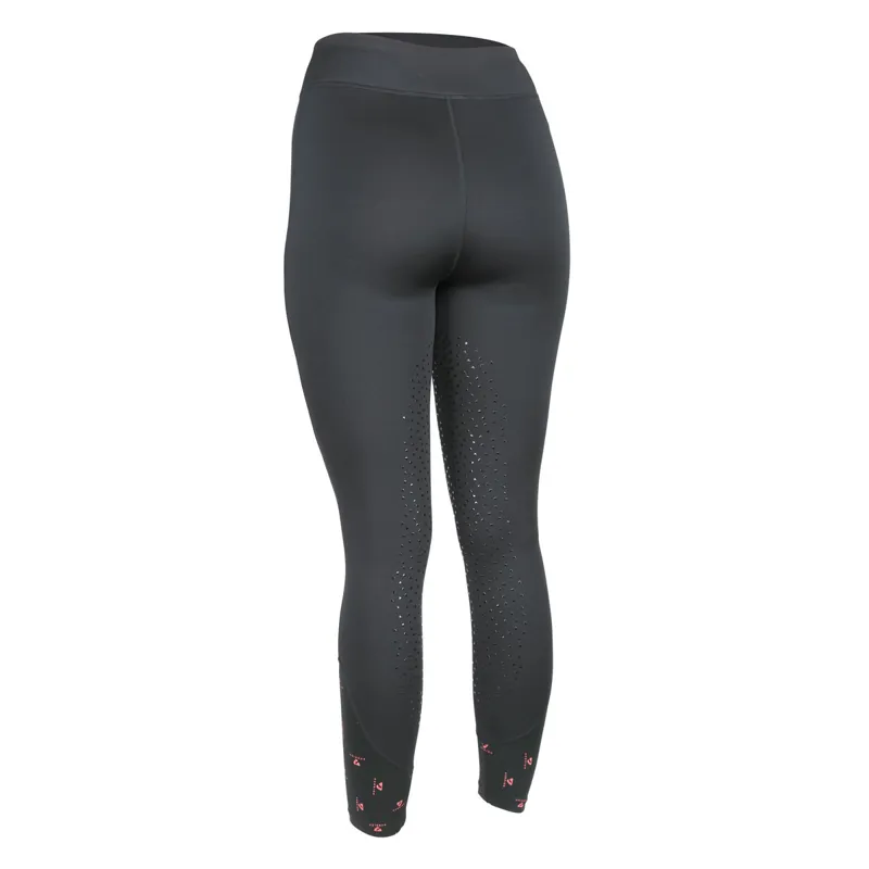 Aubrion Porter Winter Riding Tights - Maids JET BLACK-1