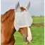 Field Relief Midi Fly Mask With Ears Grey with Yellow Binding