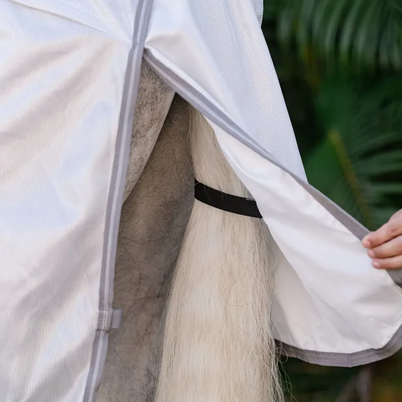 Amigo Integrated Fly Rug - Silver/Titanium/Grey-3