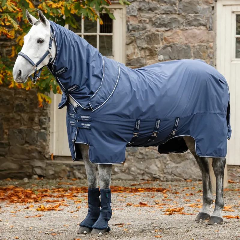 Horseware Show Ready Wraps - Navy Silver-2