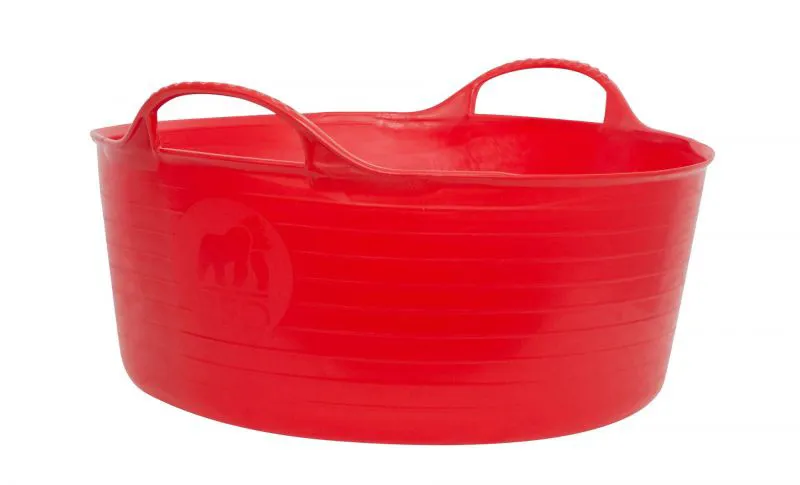 Red Gorilla Small Shallow Tub 15L Red