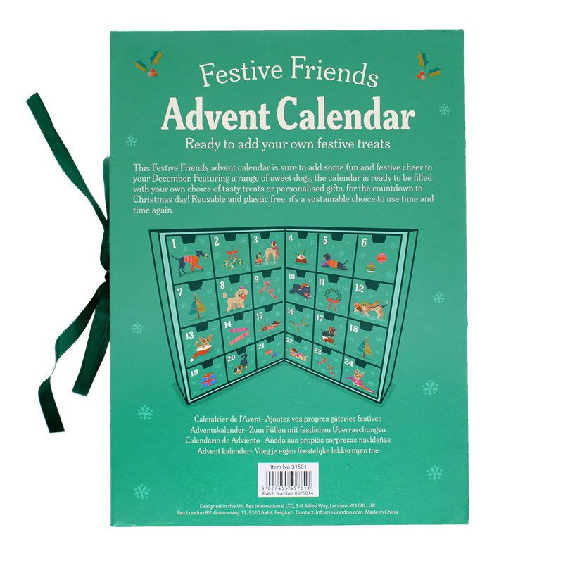 Rex London Fill Your Own Advent Calendar - Festive Friends -2