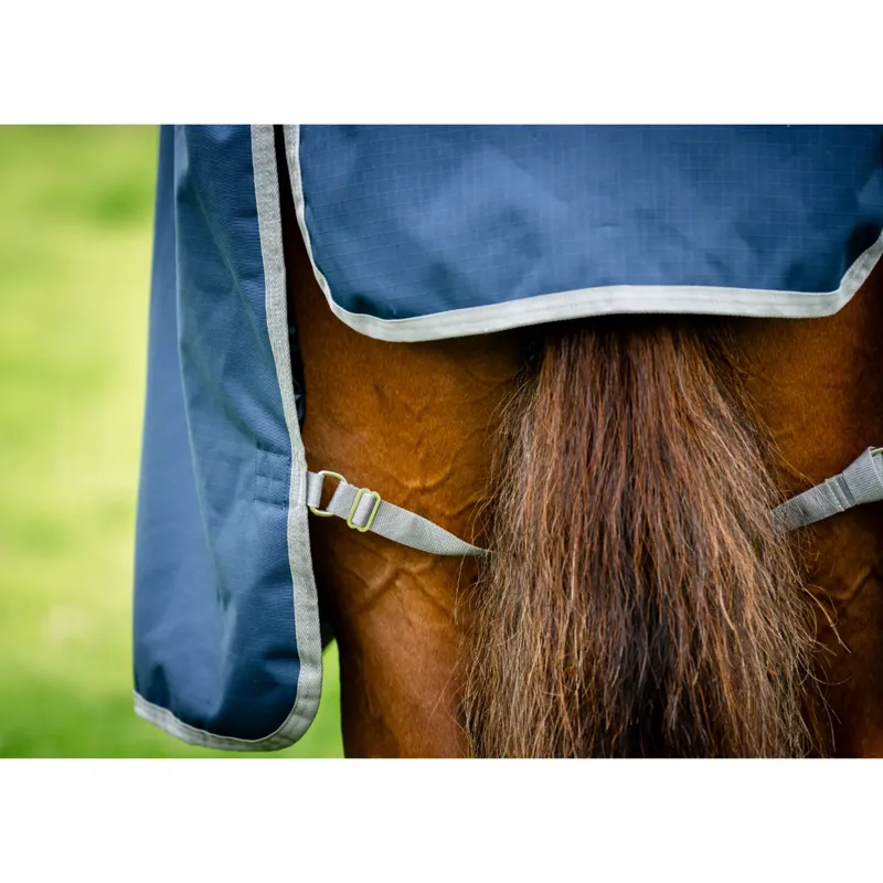 Horseware Amigo Ripstop 900D Plus Turnout 100g - Navy/Titanium Grey-6