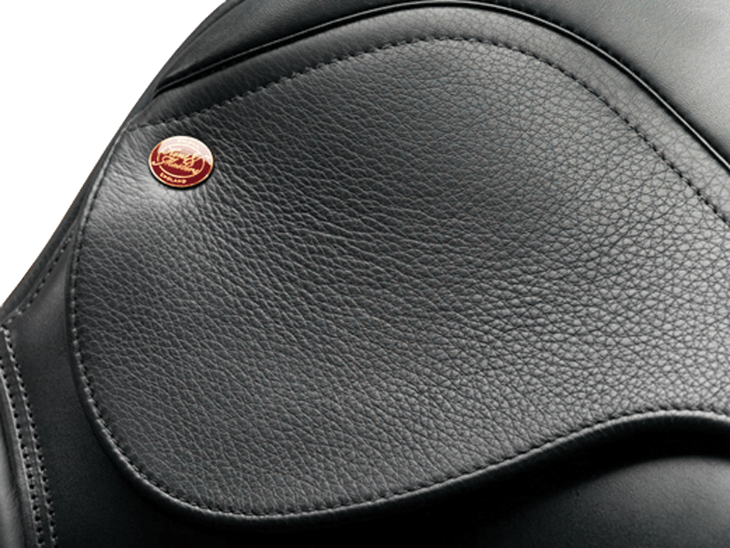 Kent and Masters S Series Dressage Saddle Movable Block - Black-1