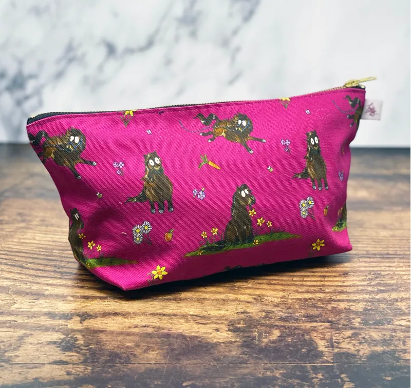 Emily Cole Pink Shetland Wash Bag