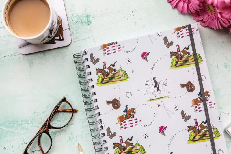 Emily Cole A4 Eventing Hardback Notebook-1
