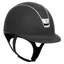 Samshield 2.0 Shadowmatt Black Black Chrome and Blazon Riding Helmet in Black