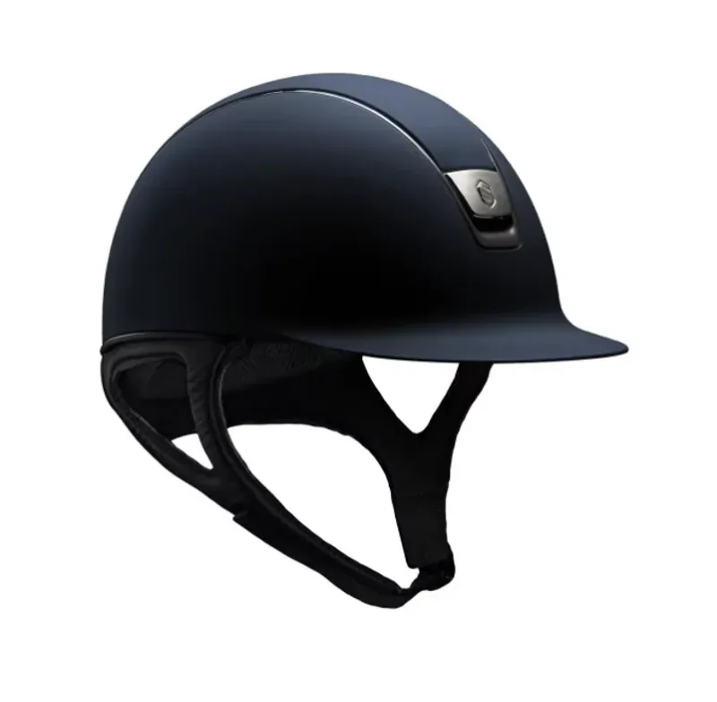 Samshield 2.0 Shadowmatt Blue Black Chrome Trim and Blazon in Blue