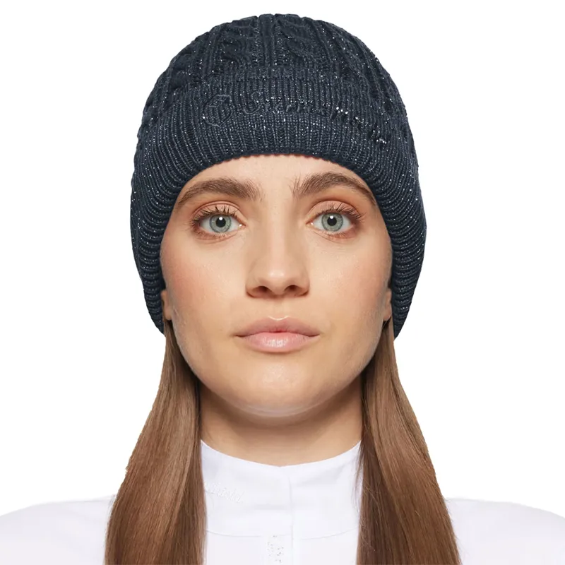Samshield Beanie Mira Crystal - Navy Silver Lurex