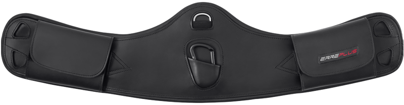 Erreplus Anatomical Shaped Dressage Girth - Dark Brown 60cm-1