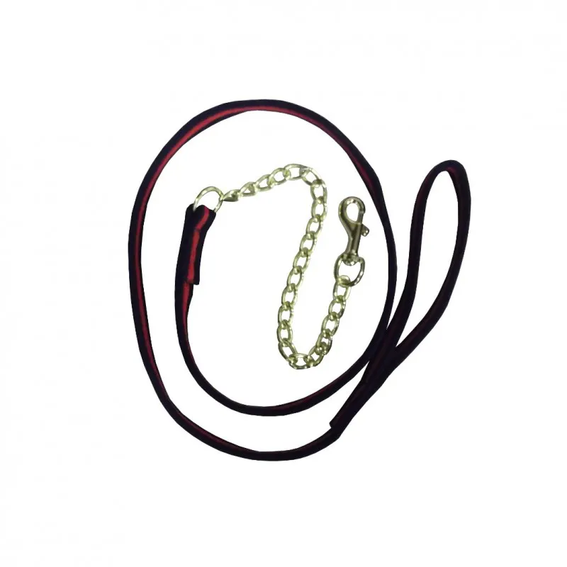 Sheldon Cushion Web Lead rope with chain - Navy