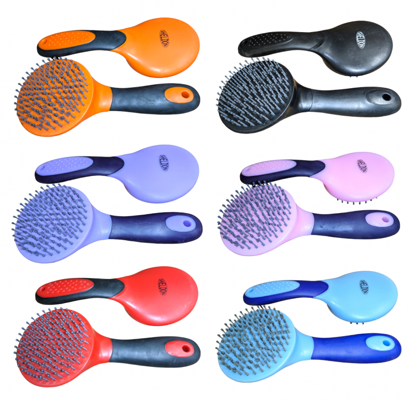 Sheldon Gripee Mane and Tail Brush - Assorted colours