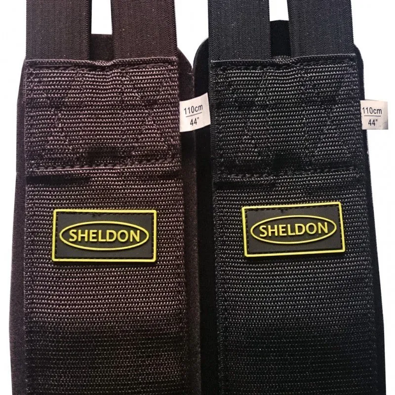 Sheldon Original Anti Slip Competition Girth - Brown-2