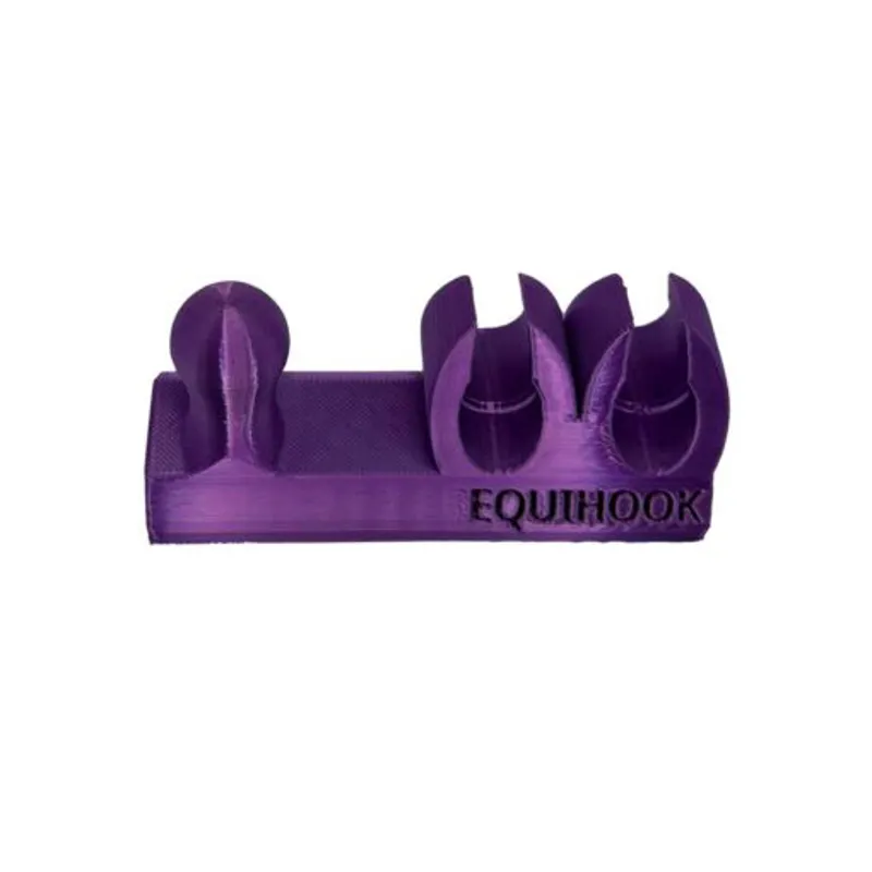 Equihook Magnetic Whip and Kit Holder Shiny Purple