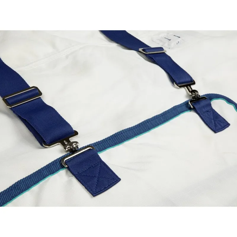 Shires Highlander Plus Sweet-Itch Combo Rug- White-2