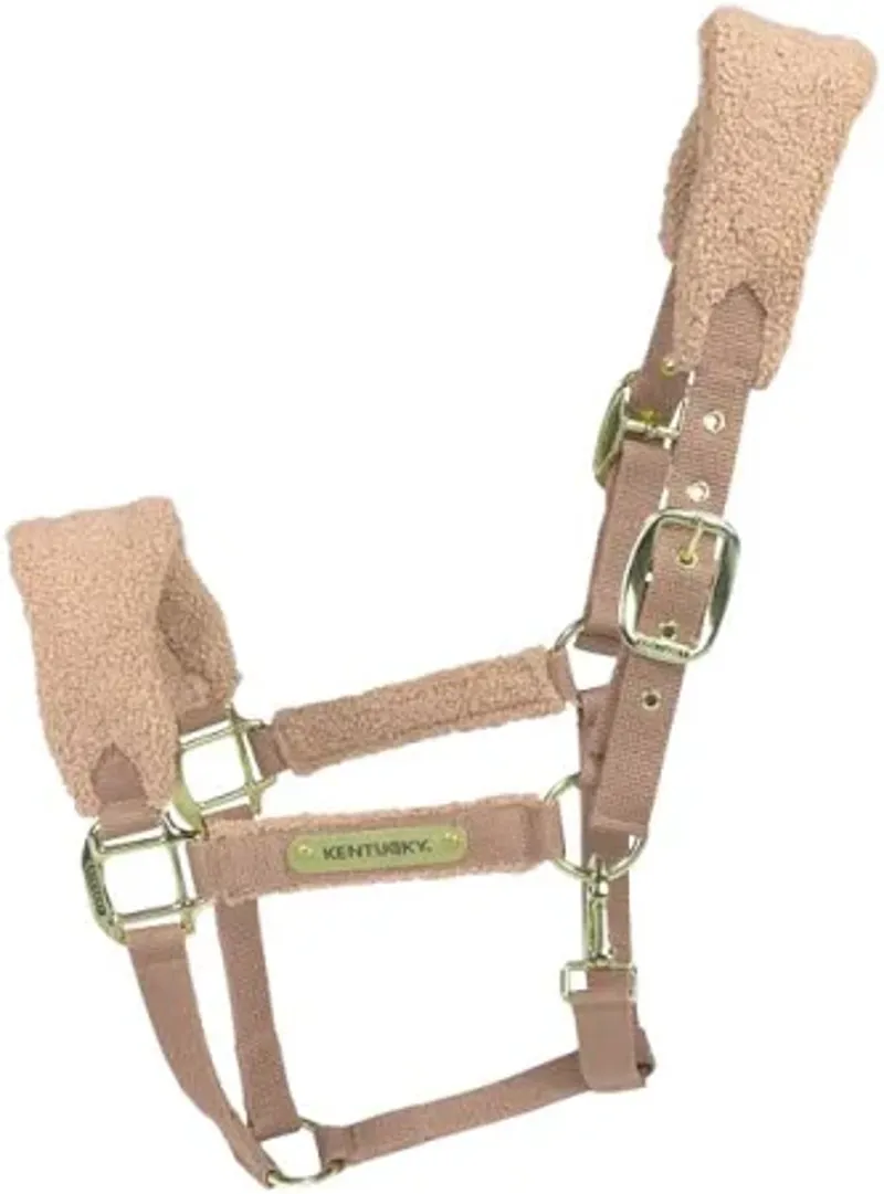 Kentucky Teddy Fleece Halter - Beige