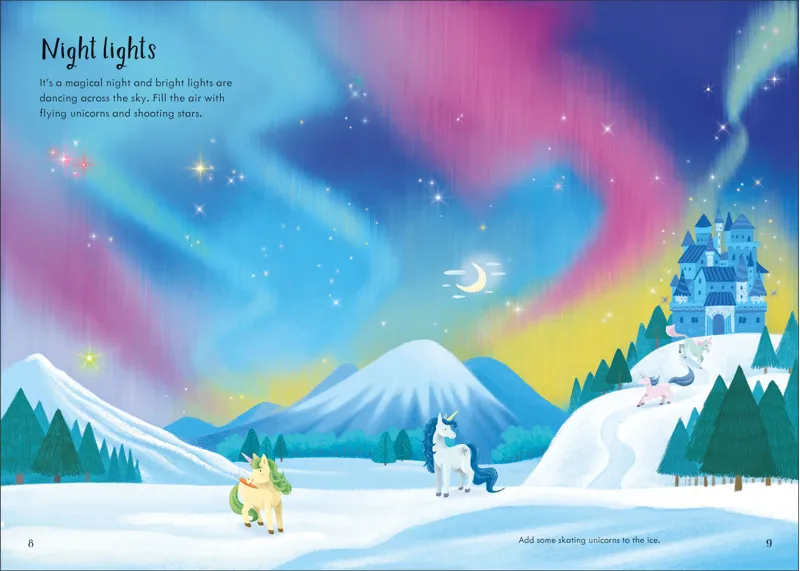 Sparkly Unicorns Sticker Book-1