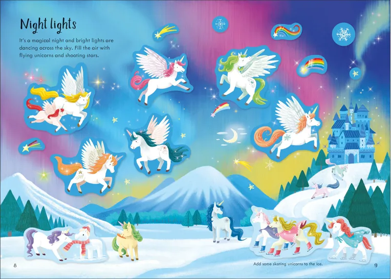Sparkly Unicorns Sticker Book-2