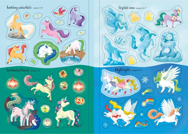 Sparkly Unicorns Sticker Book-3