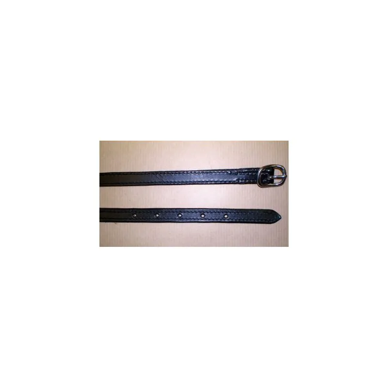 Stitched Spur Strap - Black