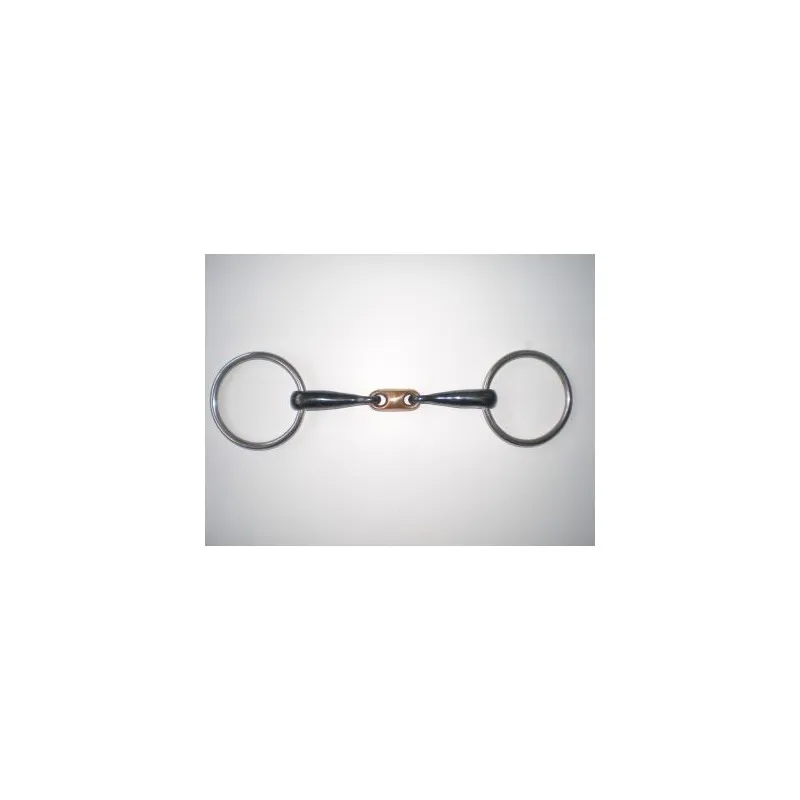 Sheldon Sweet Iron Loose Ring Copper Lozenge Snaffle 