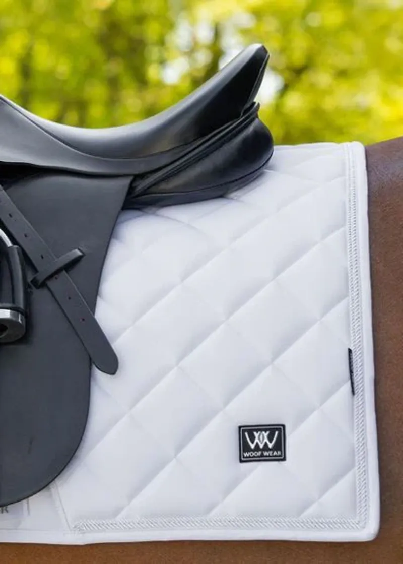 Vision Aura Dressage Pad - White-2