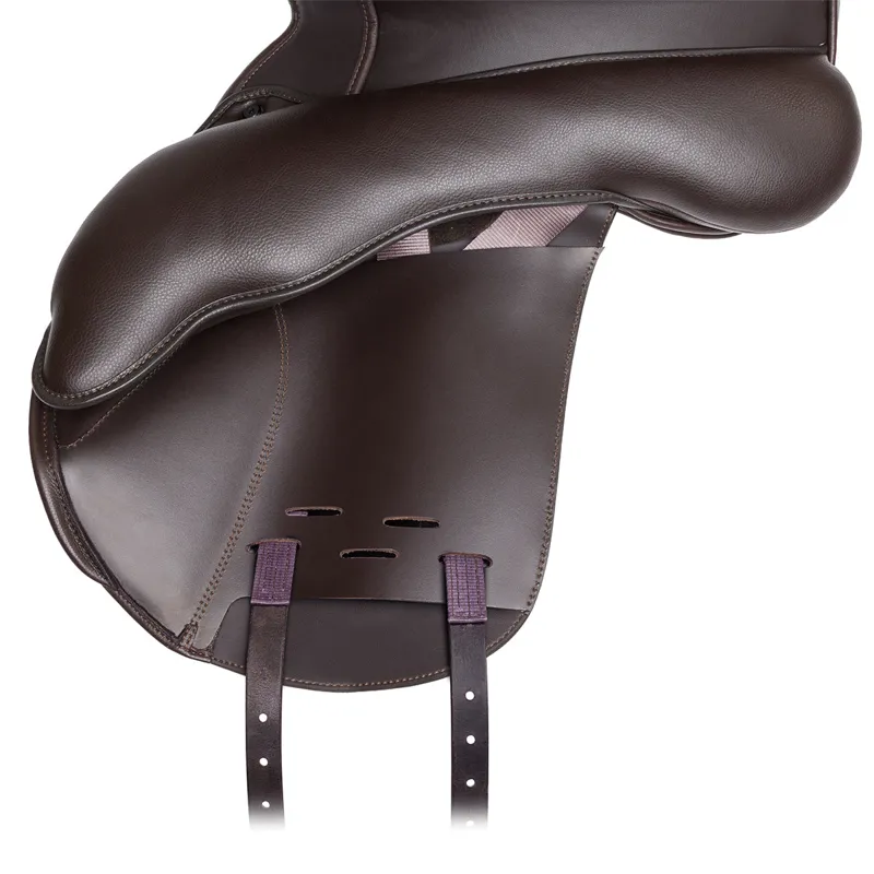 Thorowgood T9 Monoflap XC Saddle in Brown-5