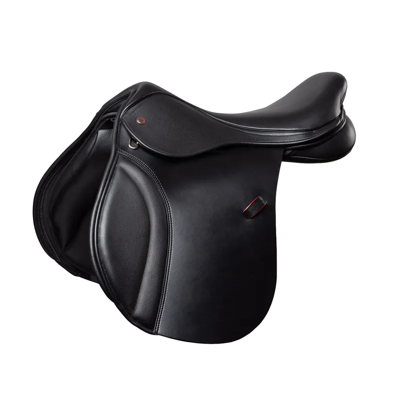 Thorowgood T9 Pony Jump Saddle in Black-1