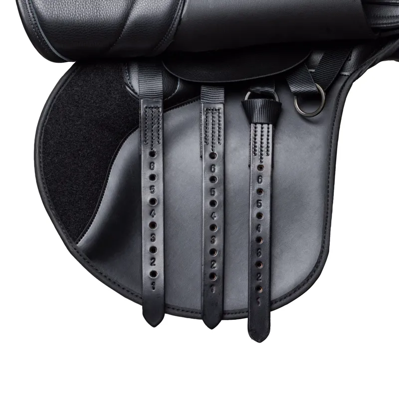 Thorowgood T9 Pony Jump Saddle in Black-4