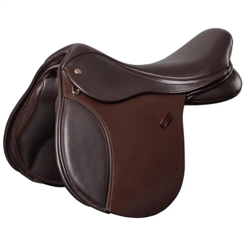 Thorowgood T9 Pony Jump Saddle in Brown-1