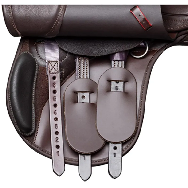 Thorowgood T9 Pony Jump Saddle in Brown-3