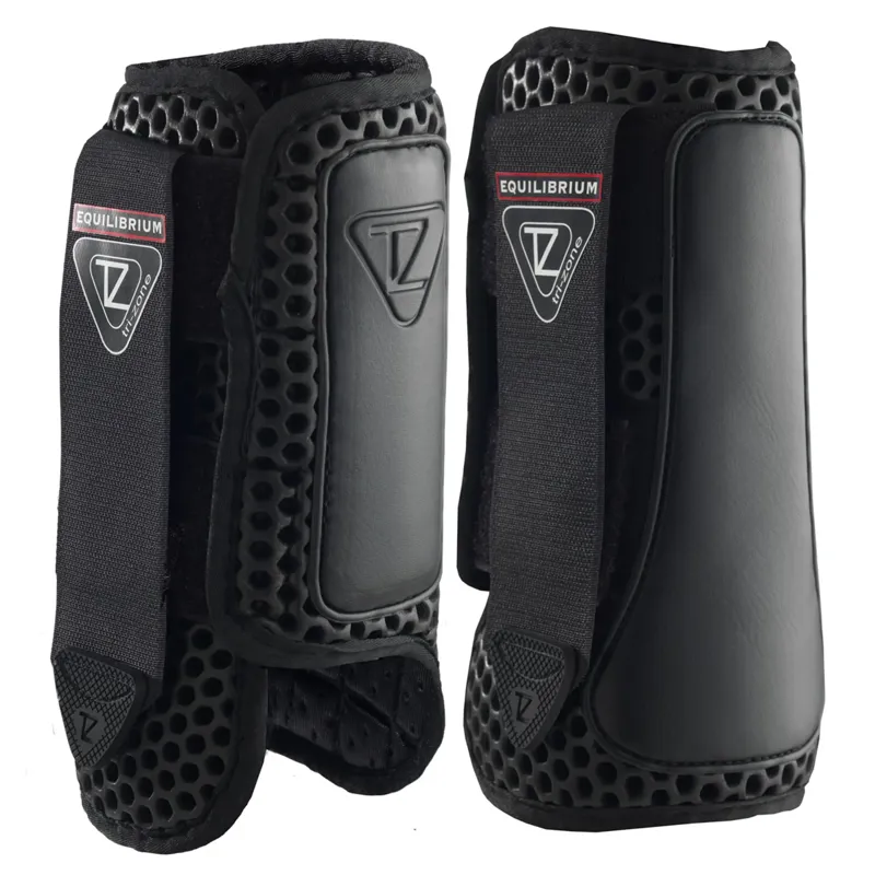 Equilibrium Tri-Zone Impact Sports Boots Front - Black