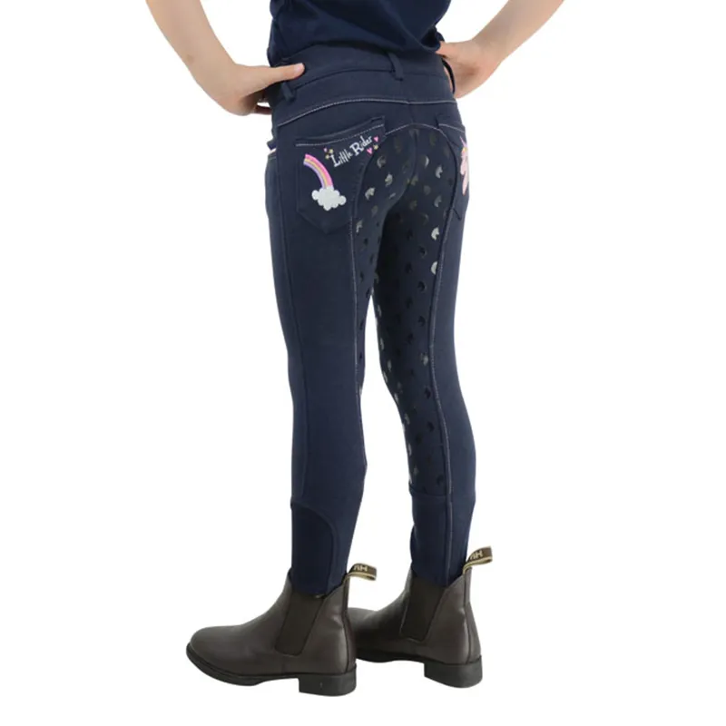 Hy Children's Little Rider Little Unicorn Silicone Full Seat Breeches-2