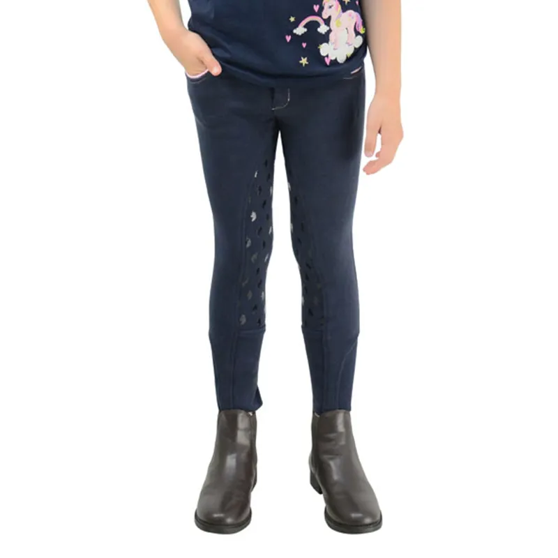 Hy Children's Little Rider Little Unicorn Silicone Full Seat Breeches-1
