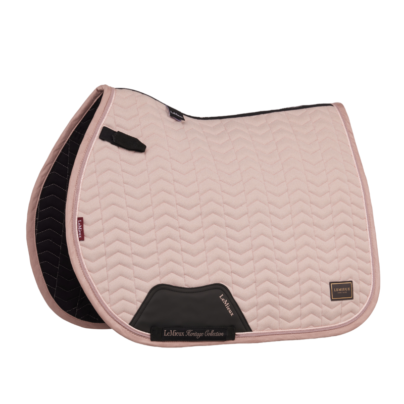 LeMieux Heritage Herringbone Jump Square - Wild Rose