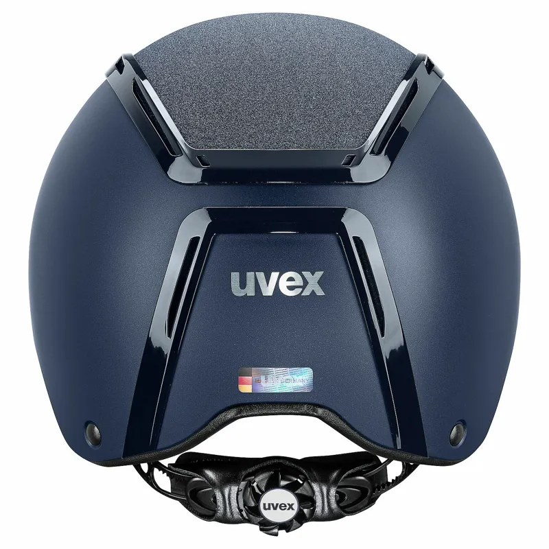 Uvex Exxeed Starshine Riding Helmet - Navy-2