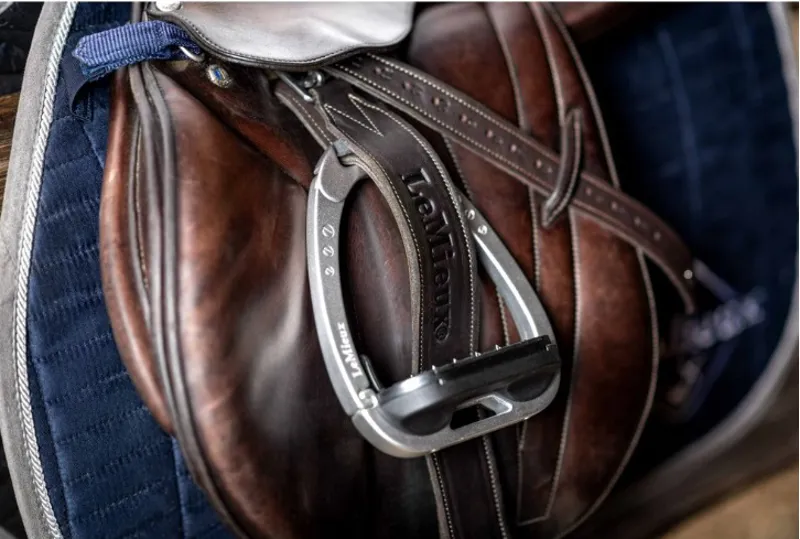 LeMieux Vector Pro Stirrup Leather - Brown-3