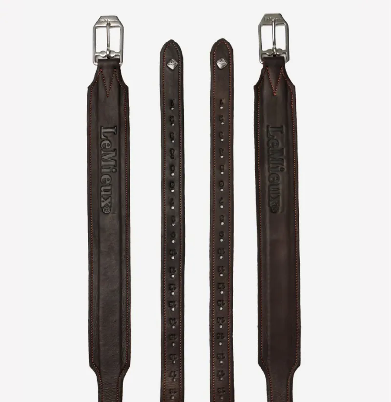 LeMieux Vector Pro Stirrup Leather - Brown-4