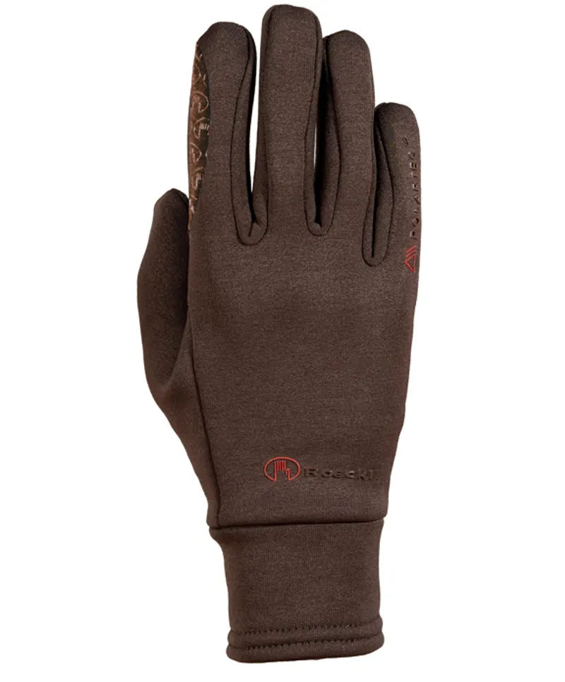 Roeckl Warwick Polartec Adult Riding Gloves - Mocha