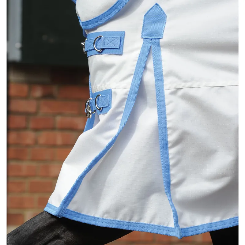 Weatherbeeta Sweet Itch Shield Combo Neck- White/Blue-3