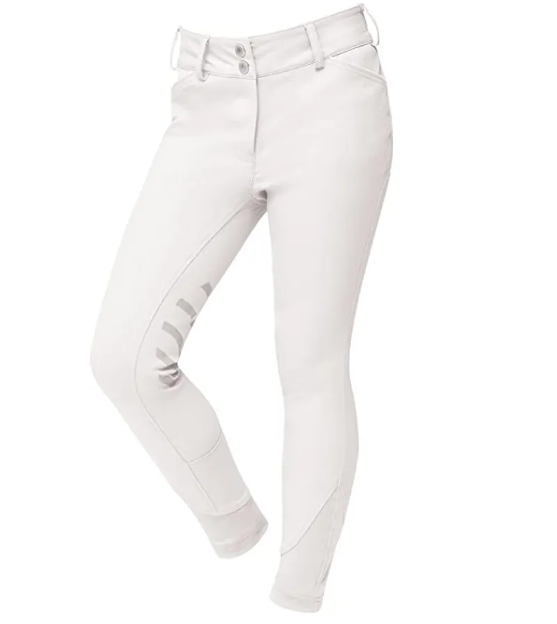 Dublin Prime Gel Knee Patch Breeches White Childs