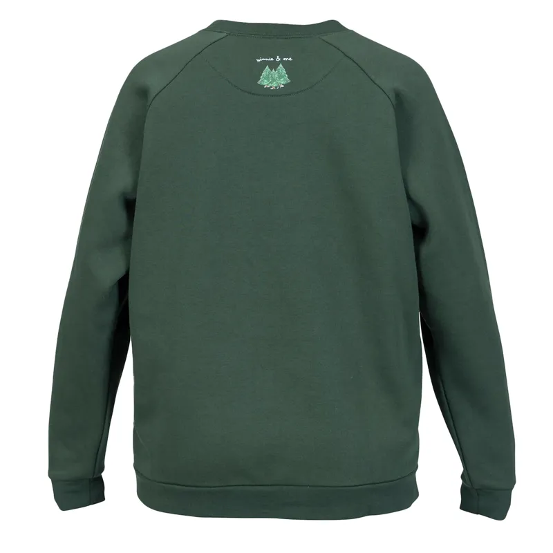 Winnie and Me Festive Sweatshirt - Adult GREEN-1