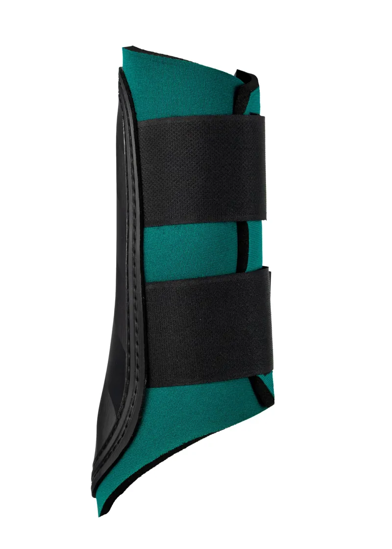 Woof Wear Club Brushing Boot in British Racing Green/Black-1