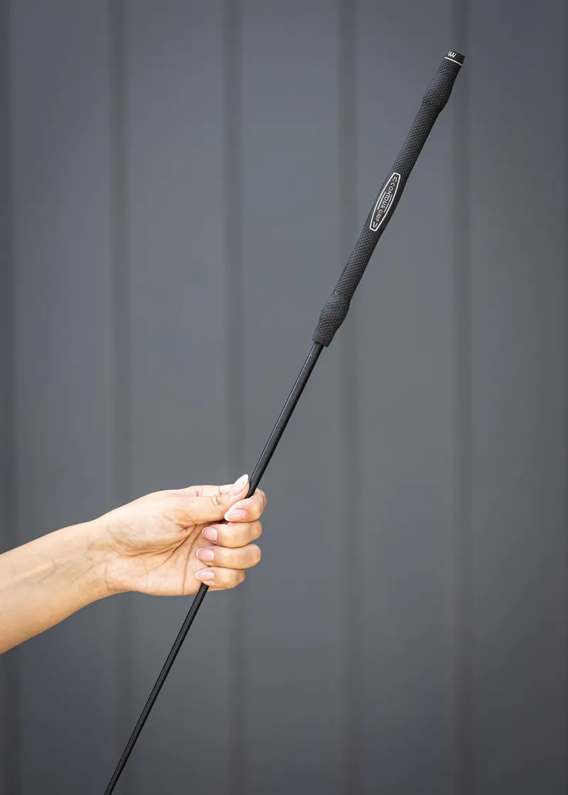 Woof Wear Contour Dressage Whip in Black-1