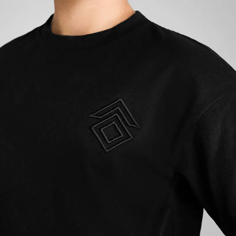 Aztec Diamond Young Rider Tee - Black/Pink-3