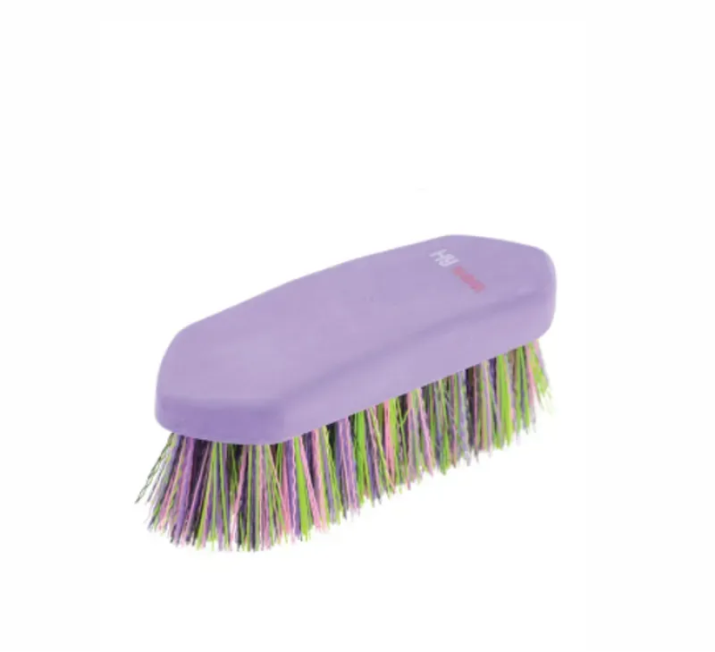 Hy Shine Multi Colour Dandy Brush in Purple/Multi