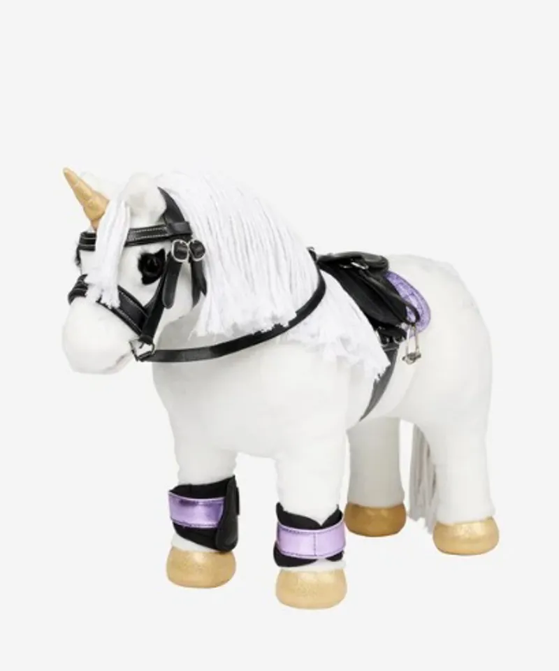 LeMieux Toy Pony Pad- Purple Shimmer-1