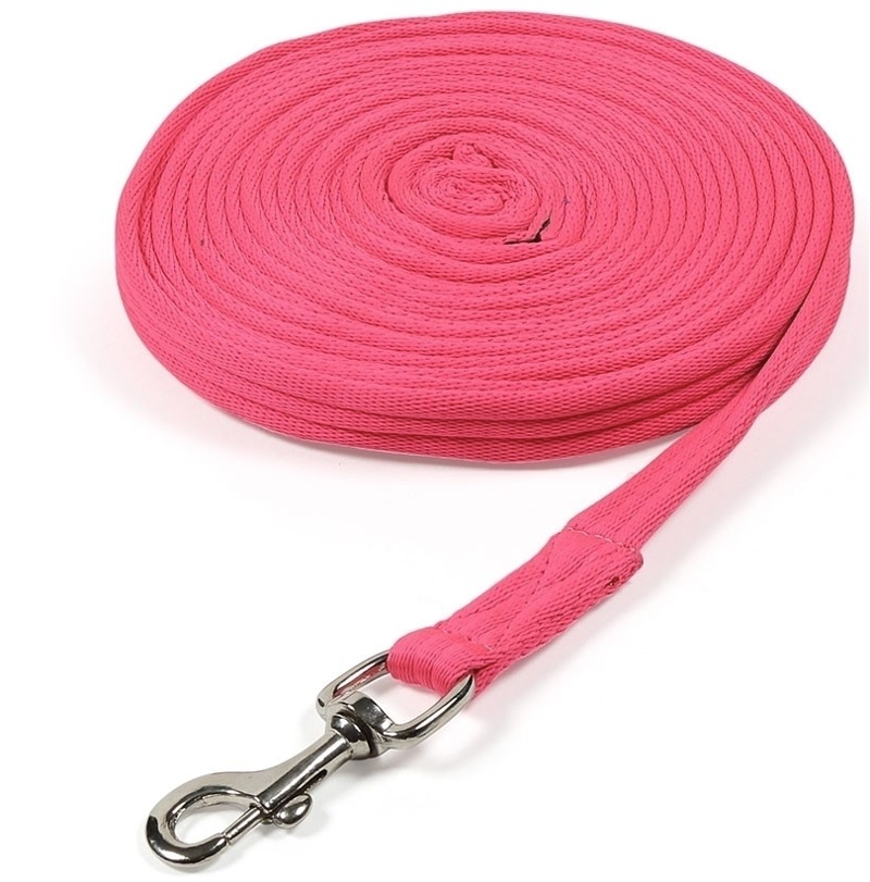 Wessex Cushion Web Lunge Line in Raspberry